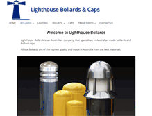 Tablet Screenshot of lighthouse-bollards.com